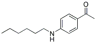 1-[4-(HEXYLAMINO)PHENYL]ETHANONE 结构式