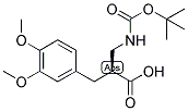 (S)-2-(TERT-BUTOXYCARBONYLAMINO-METHYL)-3-(3,4-DIMETHOXY-PHENYL)-PROPIONIC ACID 结构式