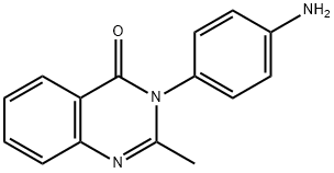 3-(4-AMINO-PHENYL)-2-METHYL-3H-QUINAZOLIN-4-ONE 结构式