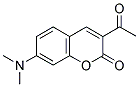 3-Acetyl-7-dimethylaminocoumarin 结构式