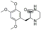 (S)-3-(2,4,5-TRIMETHOXY-BENZYL)-PIPERAZIN-2-ONE 结构式