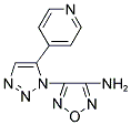 3-AMINE-4-[5-(4-PYRIDINYL)-1H-1,2,3-TRIAZOL-1-YL]-1,2,5-OXADIAZOLE 结构式
