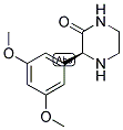 (S)-3-(3,5-DIMETHOXY-PHENYL)-PIPERAZIN-2-ONE 结构式