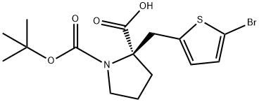 BOC-(R)-ALPHA-(5-BROMO-2-THIOPHENYLMETHYL)-PROLINE