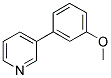 3-(3-甲氧基-苯基)-吡啶 结构式