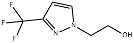 2-[3-(三氟甲基)-1H-吡唑-1-基]乙基-1-醇 结构式