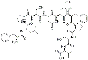 PHE-LEU-PRO-SER-ASP-PHE-PHE-PRO-SER-VAL 结构式