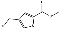 4-(氯甲基)噻吩-2-羧酸甲酯 结构式