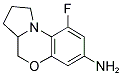 9-FLUORO-2,3,3A,4-TETRAHYDRO-1H-5-OXA-9B-AZA-CYCLOPENTA[A]NAPHTHALEN-7-YLAMINE 结构式