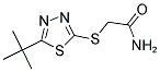 2-[(5-TERT-BUTYL-1,3,4-THIADIAZOL-2-YL)SULFANYL]ACETAMIDE 结构式