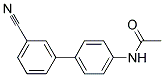 N-(3'-氰基[1,1'-联苯]-4-基)乙酰胺 结构式