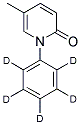 5-METHYL-N-PHENYL-2-1H-PYRIDONE-D5 结构式