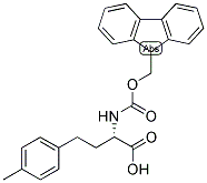 (S)-2-(9H-FLUOREN-9-YLMETHOXYCARBONYLAMINO)-4-P-TOLYL-BUTYRIC ACID 结构式