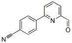 4-(6-甲酰基吡啶-2-基)苯甲腈 结构式