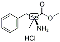 ALPHA-METHYL-L-PHENYLALANINE METHYL ESTER HYDROCHLORIDE 结构式