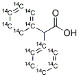 DIPHENYLACETIC ACID [RING-14C(U)] 结构式