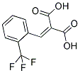 2-[2-(TRIFLUOROMETHYL)BENZYLIDENE]MALONIC ACID 结构式