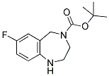 4-BOC-7-FLUORO-2,3,4,5-TETRAHYDRO-1H-BENZO[E][1,4]DIAZEPINE 结构式