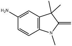 1,3,3-三甲基-2-亚甲基吲哚啉-5-胺 结构式