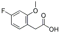 4-氟-2-甲氧基苯乙酸 结构式