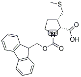FMOC-(2R,3S)-3-PROLINOMETHIONINE (CIS) 结构式
