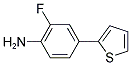 2-FLUORO-4-(2-THIENYL)ANILINE 结构式