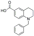 1-Benzyl-1,2,3,4-tetrahydro-quinoline-6-carboxylic acid 结构式