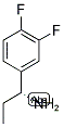 (R)-1-(3,4-DIFLUOROPHENYL)PROPAN-1-AMINE 结构式
