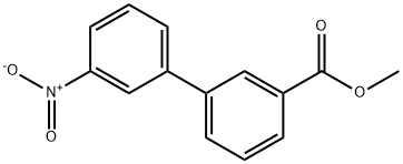 3-(3-硝基苯基)苯甲酸甲酯 结构式