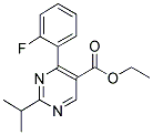 ETHYL-2-ISOPROPYL-4-(2-FLUOROPHENYL)-5-PYRIMIDINE CARBOXYLATE 结构式