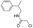 2-CHLORO-N-(2-PHENYLPROPYL)ACETAMIDE 结构式