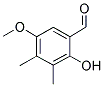 2-Hydroxy-5-methoxy-3,4-dimethyl-benzaldehyde 结构式