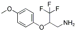 3,3,3-TRIFLUORO-2-(4-METHOXY-PHENOXY)-PROPYLAMINE 结构式