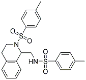 4-METHYL-N-((2-[(4-METHYLPHENYL)SULFONYL]-1,2,3,4-TETRAHYDRO-1-ISOQUINOLINYL)METHYL)BENZENESULFONAMIDE 结构式