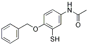 2-Benzyloxy-5-acetaminobenzenethiol 结构式