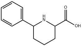 6-苯基-2-哌啶甲酸 结构式