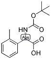 (S)-TERT-BUTOXYCARBONYLAMINO-O-TOLYL-ACETIC ACID 结构式