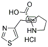 (R)-alpha-(4-Thiazolylmethyl)-proline-HCl 结构式