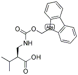 (S)-2-[(9H-FLUOREN-9-YLMETHOXYCARBONYLAMINO)-METHYL]-3-METHYL-BUTYRIC ACID 结构式