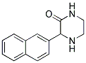 3-NAPHTHALEN-2-YL-PIPERAZIN-2-ONE 结构式