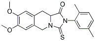 2-(2,5-DIMETHYLPHENYL)-7,8-DIMETHOXY-3-THIOXO-2,3,10,10A-TETRAHYDROIMIDAZO[1,5-B]ISOQUINOLIN-1(5H)-ONE 结构式