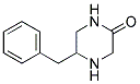 5-BENZYL-PIPERAZIN-2-ONE 结构式