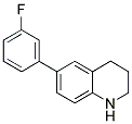 6-(3-FLUOROPHENYL)-1,2,3,4-TETRAHYDROQUINOLINE 结构式