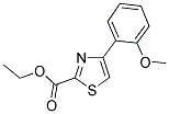 ETHYL 4-(2-METHOXYPHENYL)THIAZOLE-2-CARBOXYLATE 结构式