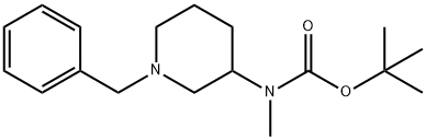 (1-BENZYL-PIPERIDIN-3-YL)-METHYL-CARBAMIC ACID TERT-BUTYL ESTER 结构式