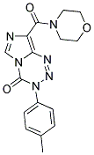 3-(4-METHYLPHENYL)-8-(MORPHOLIN-4-YLCARBONYL)IMIDAZO[5,1-D][1,2,3,5]TETRAZIN-4(3H)-ONE 结构式