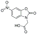 (6-Nitro-2-oxo-1,3-benzoxazol-3(2H)-yl)acetic acid 结构式