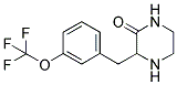 3-(3-TRIFLUOROMETHOXY-BENZYL)-PIPERAZIN-2-ONE 结构式