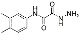 N-(3,4-DIMETHYLPHENYL)-2-HYDRAZINO-2-OXOACETAMIDE 结构式