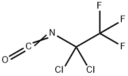 1,1-DICHLORO-2,2,2-TRIFLUORO-1-ISOCYANATO-ETHANE 结构式